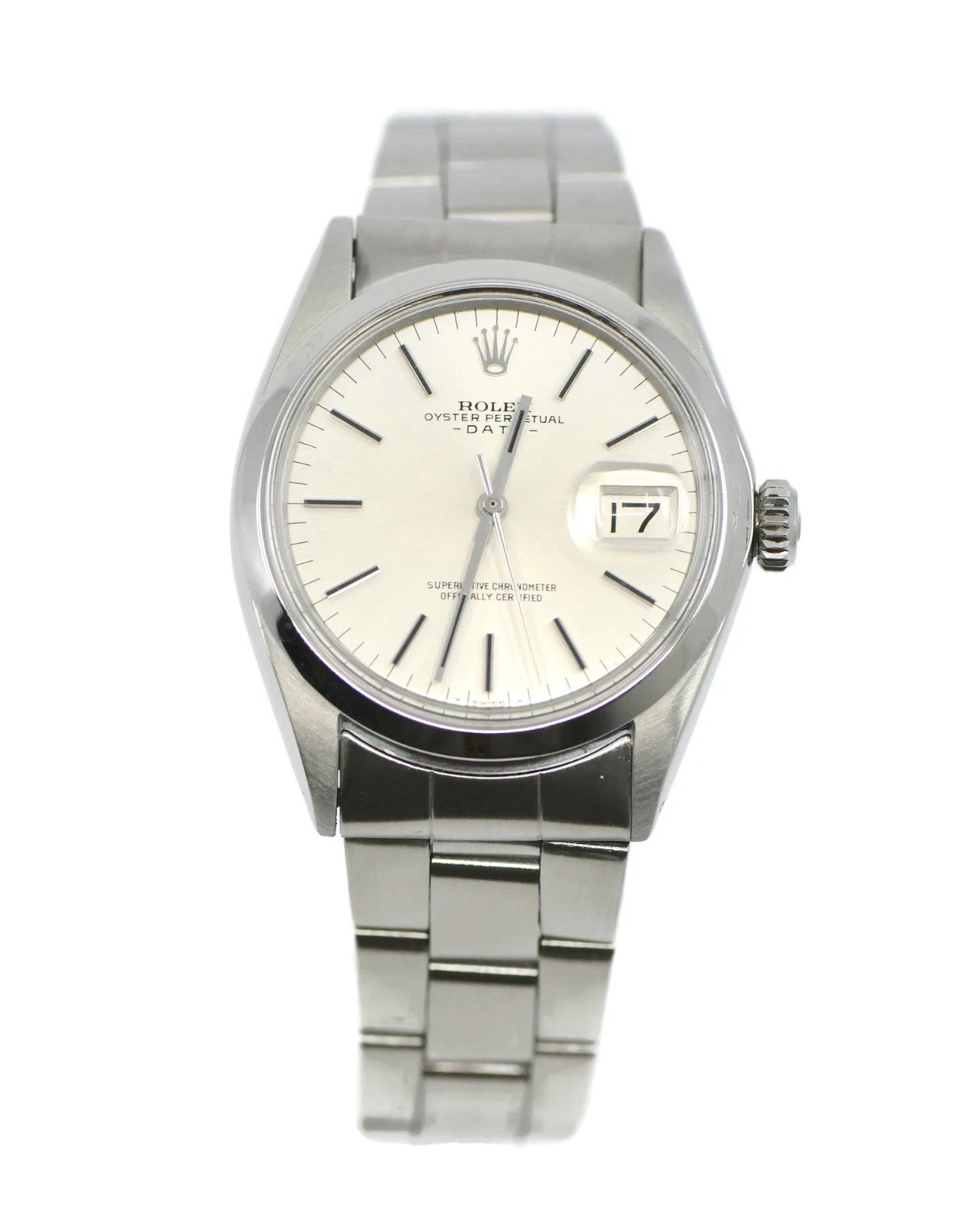 Rolex Oyster Perpetual Date Stainless Steel Watch 1500