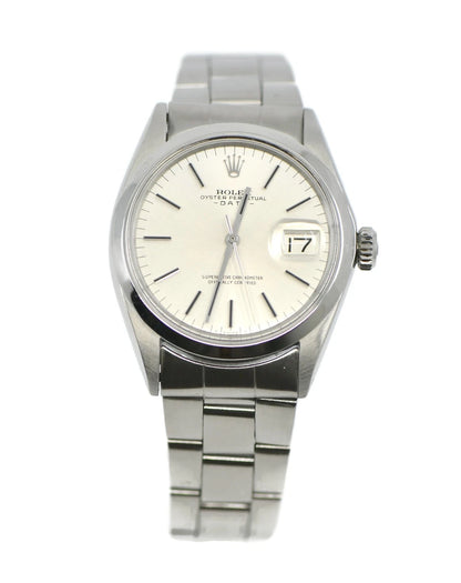 Rolex Oyster Perpetual Date Stainless Steel Watch 1500