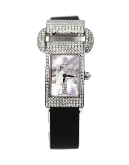 Piaget Miss Protocole Diamond 18K White Gold Watch P10038