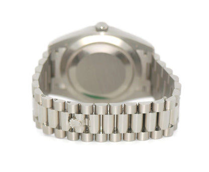 Rolex Day Date 40 Olive 18K White Gold Watch 228239