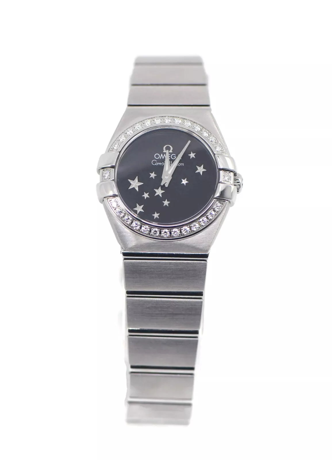 Omega Constellation Diamond Stainless Steel Watch 123.15.24.60.01.001