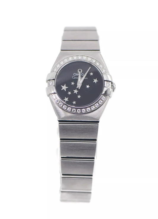 Omega Constellation Diamond Stainless Steel Watch 123.15.24.60.01.001