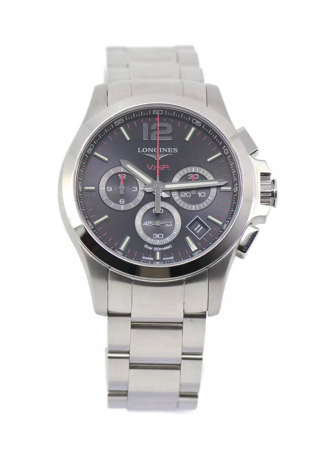 Longines Conquest VHP Stainless Steel Watch L3.717.4.56.6