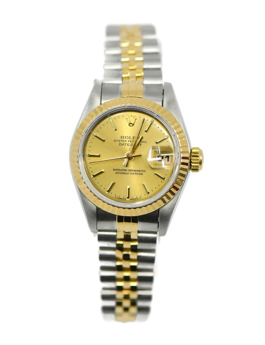 Rolex Datejust 18K/Stainless Steel Watch 69173