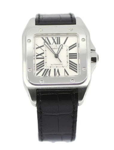 Cartier Santos 100 Stainless Steel Watch W20073X8