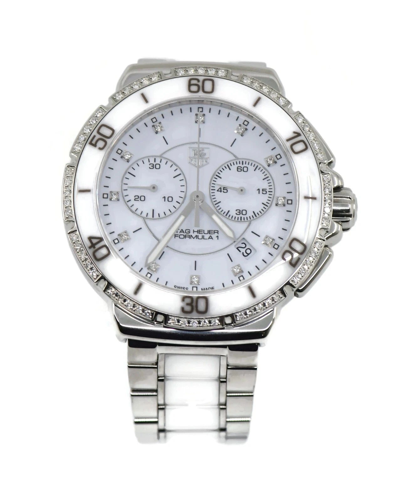 Tag Heuer Formula 1 Diamond Ceramic Stainless Steel Watch CAH1213
