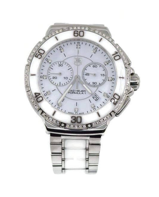 Tag Heuer Formula 1 Diamond Ceramic Stainless Steel Watch CAH1213