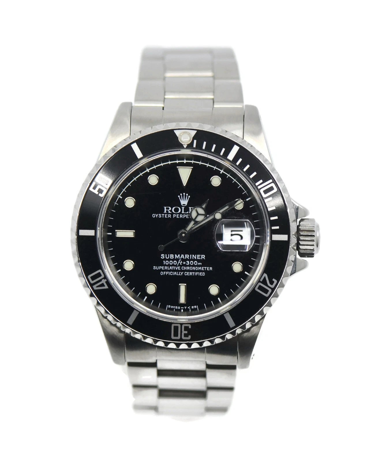 Rolex Submariner Stainless Steel Watch 16610