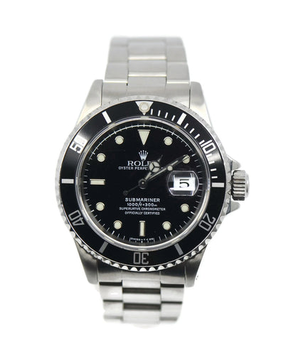 Rolex Submariner Stainless Steel Watch 16610