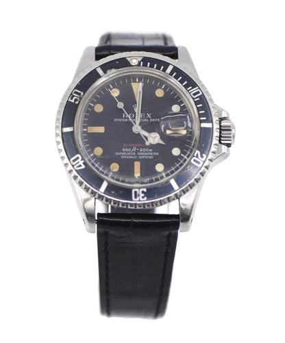 Rolex Submariner Red Stainless Steel Watch 1680