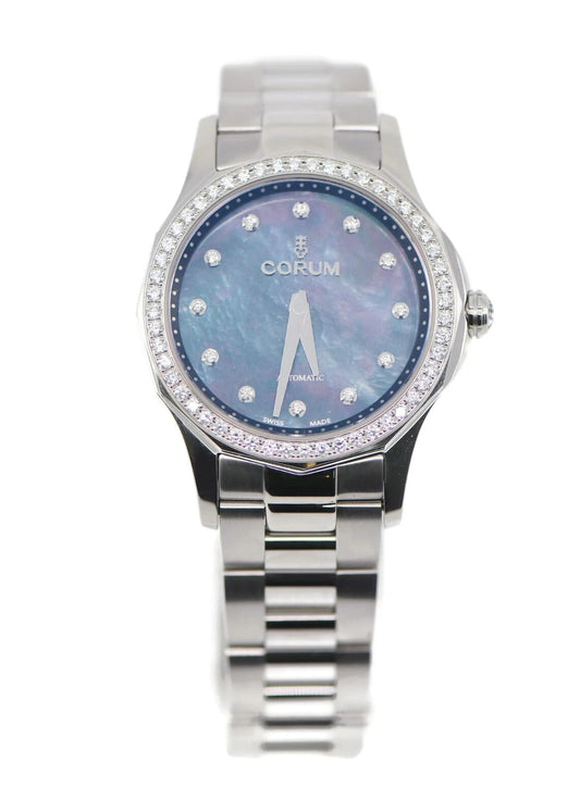Corum Admirals Cup Diamond Stainless Steel Watch A400/02818