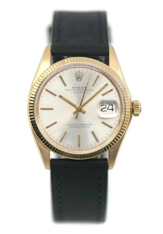 Rolex Oyster Perpetual Date 18K Yellow Gold Watch 1503