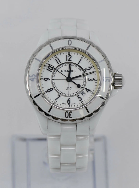 Chanel J12 White Ceramic Watch H0968