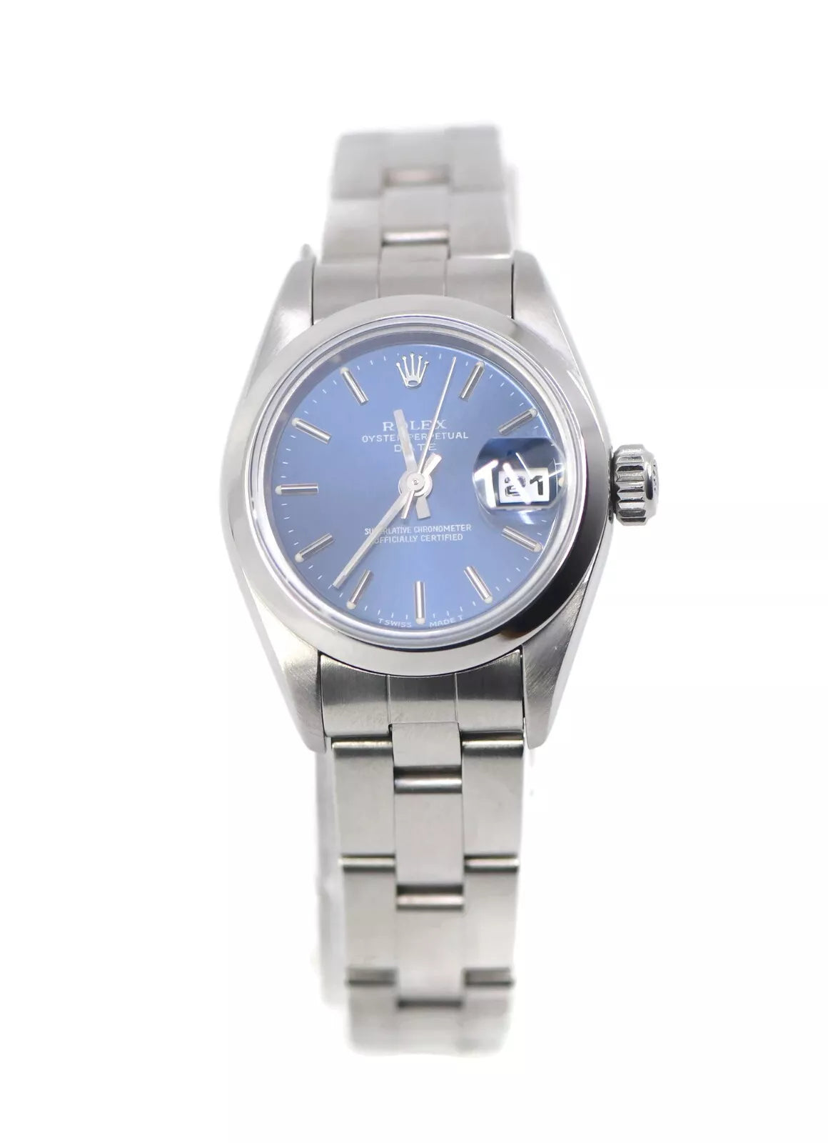 Rolex Oyster Perpetual Date Stainless Steel Watch 69160