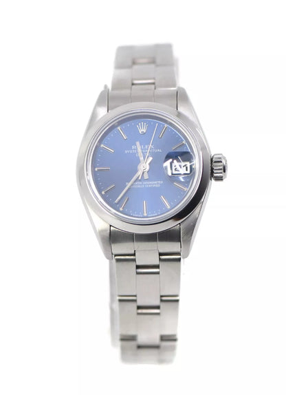 Rolex Oyster Perpetual Date Stainless Steel Watch 69160