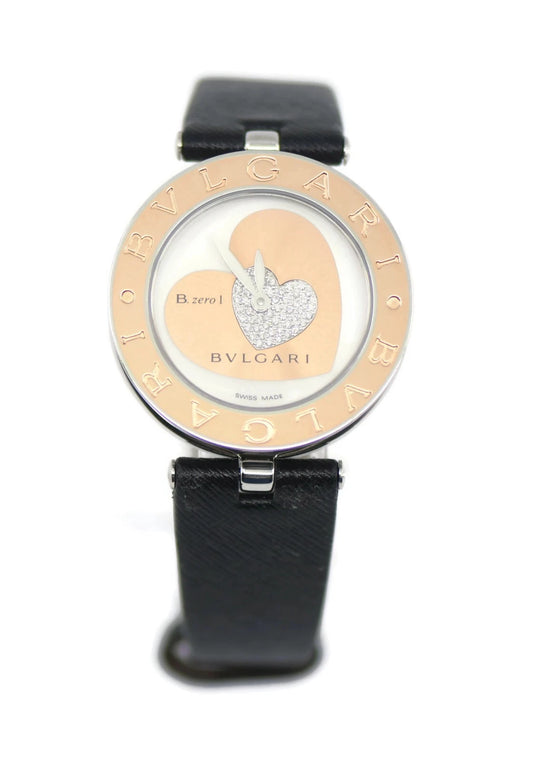 Bulgari B.Zero1 Diamond Two Tone Stainless Steel Watch BZ30SG