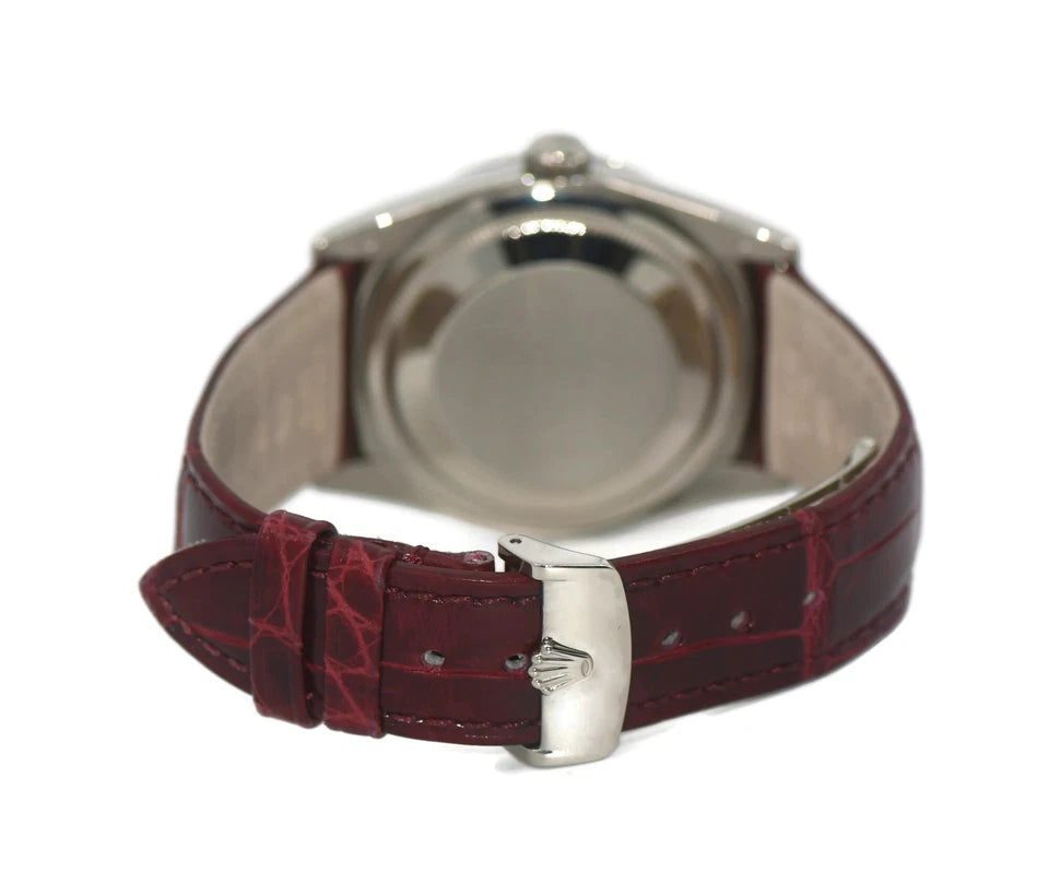 Rolex Day Date Cherry Red 18K White Gold Watch 118139
