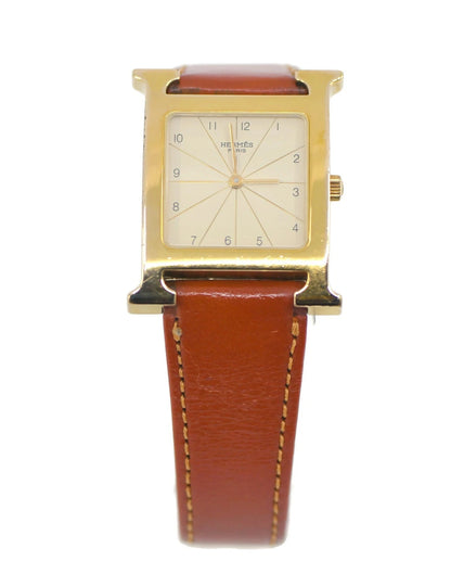 Hermes H Two Tone Stainless Steel Watch RS1.501