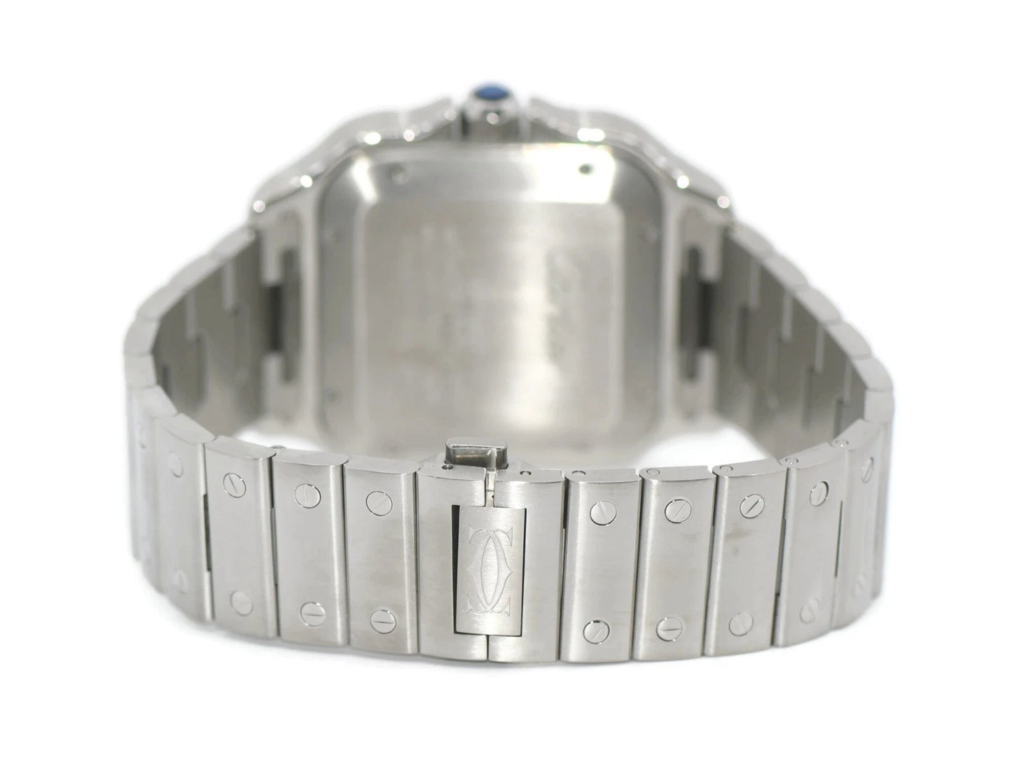 Cartier Santos Large Stainless Steel Watch WSSA0071