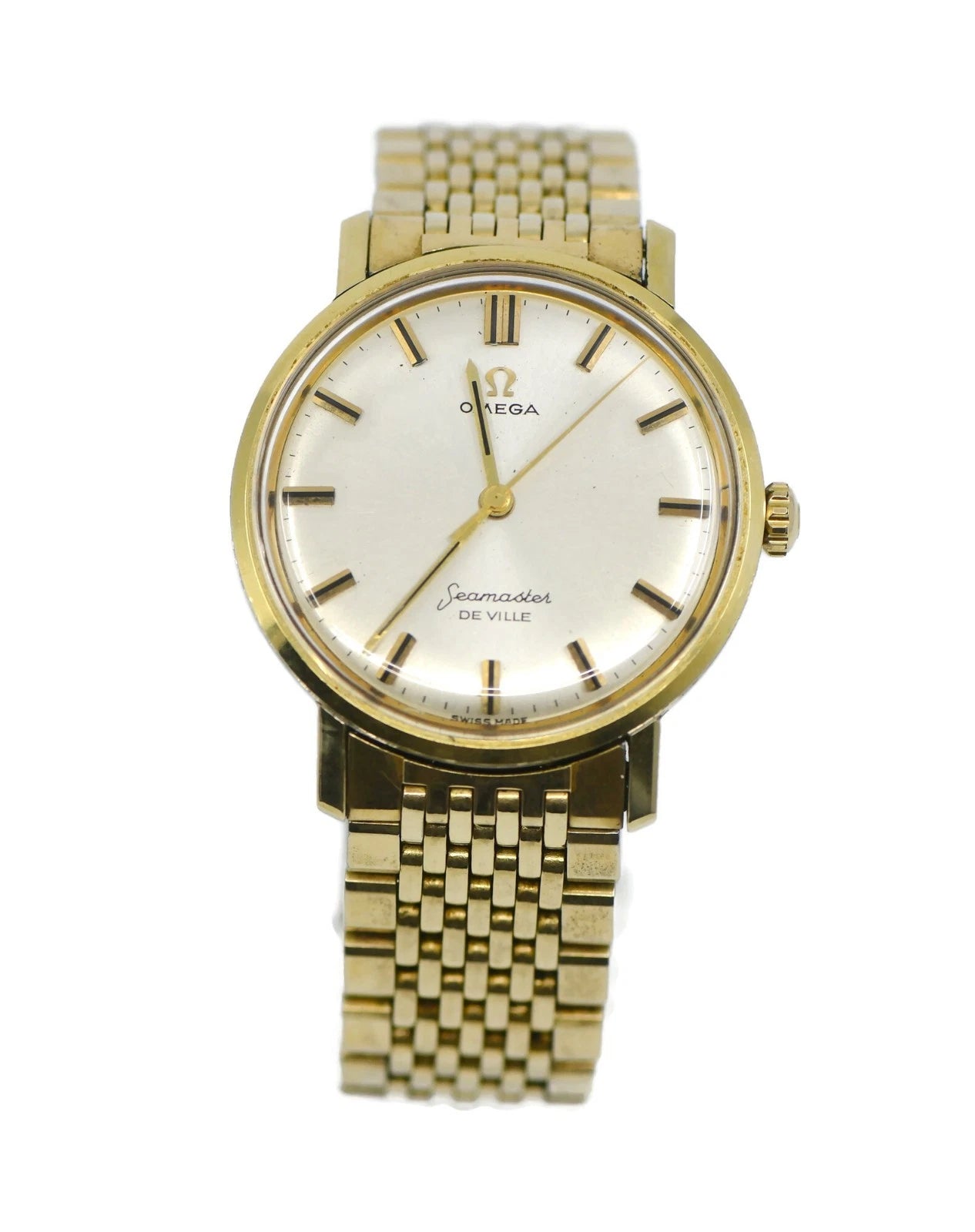 Omega Seamaster De Ville Two Tone Stainless Steel Watch