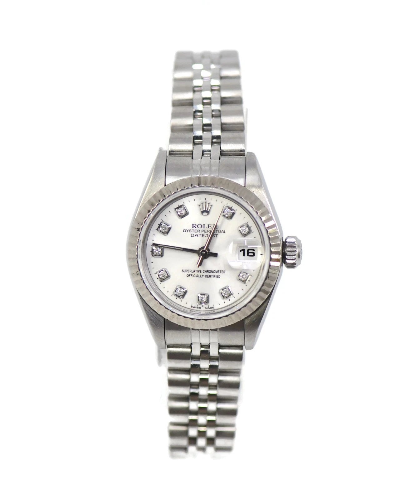 Rolex Datejust Diamond Stainless Steel Watch 79160