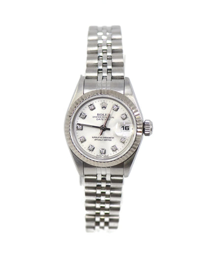 Rolex Datejust Diamond Stainless Steel Watch 79160