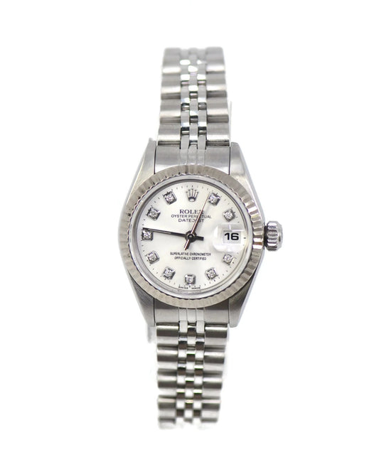 Rolex Datejust Diamond Stainless Steel Watch 79160
