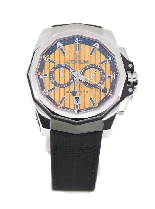 Corum Admirals Cup Wood Stainless Steel Watch 116.101.20/F249