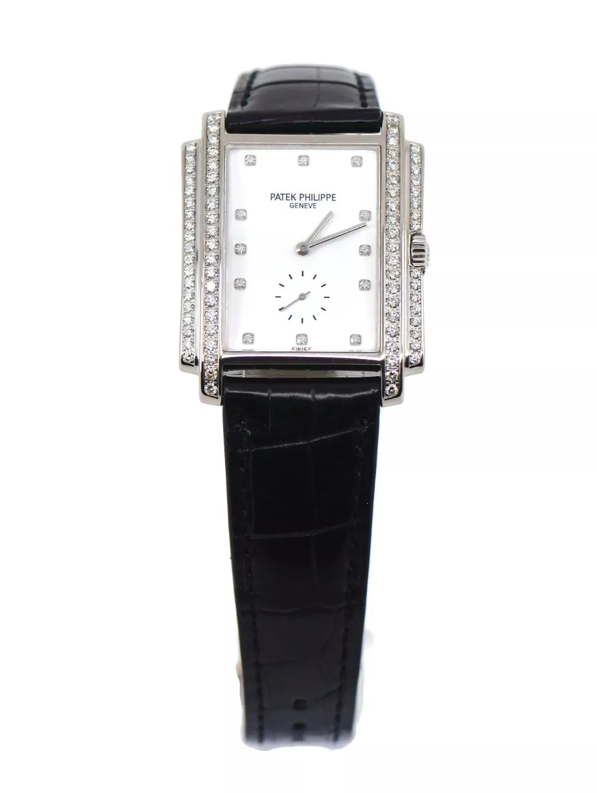 Patek Philippe Gondolo Diamond 18K White Gold Watch 5025G