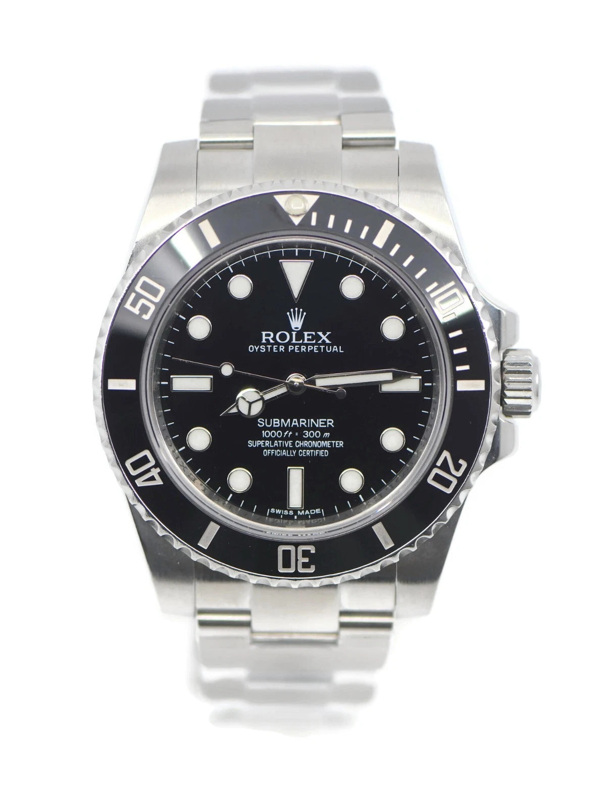 Rolex Submariner No Date Stainless Steel Watch 114060