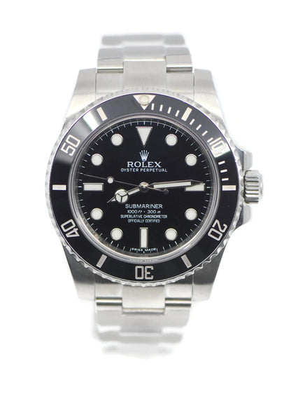 Rolex Submariner No Date Stainless Steel Watch 114060