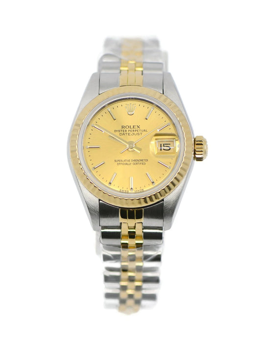 Rolex Datejust 18K/Stainless Steel Watch 69173