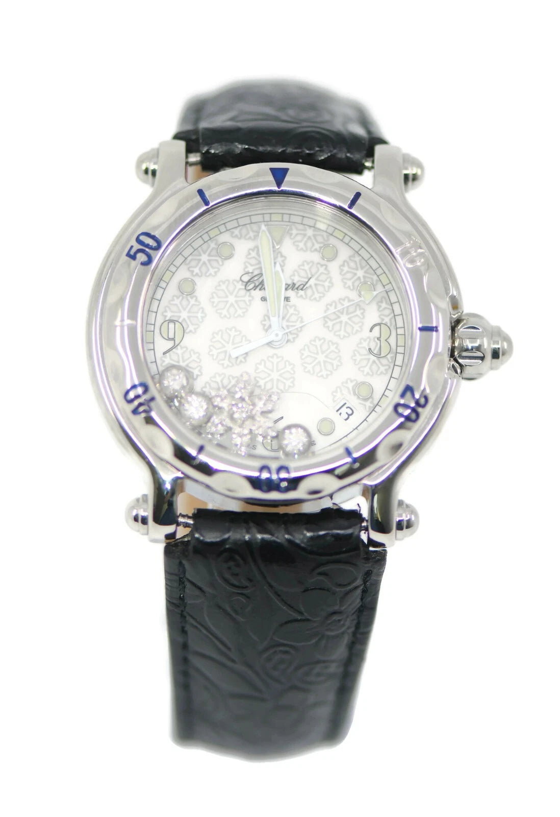 Chopard Snowflake Diamond Stainless Steel Watch 28/8948