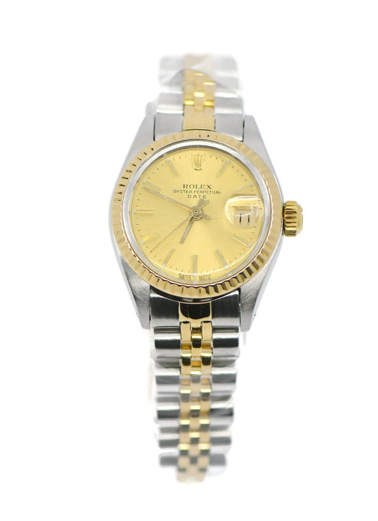 Rolex Oyster Perpetual Date 18K/Stainless Steel Watch 6917