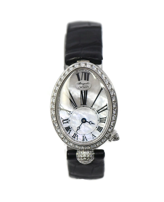 Breguet Naples Diamond 18K White Gold Watch 8928