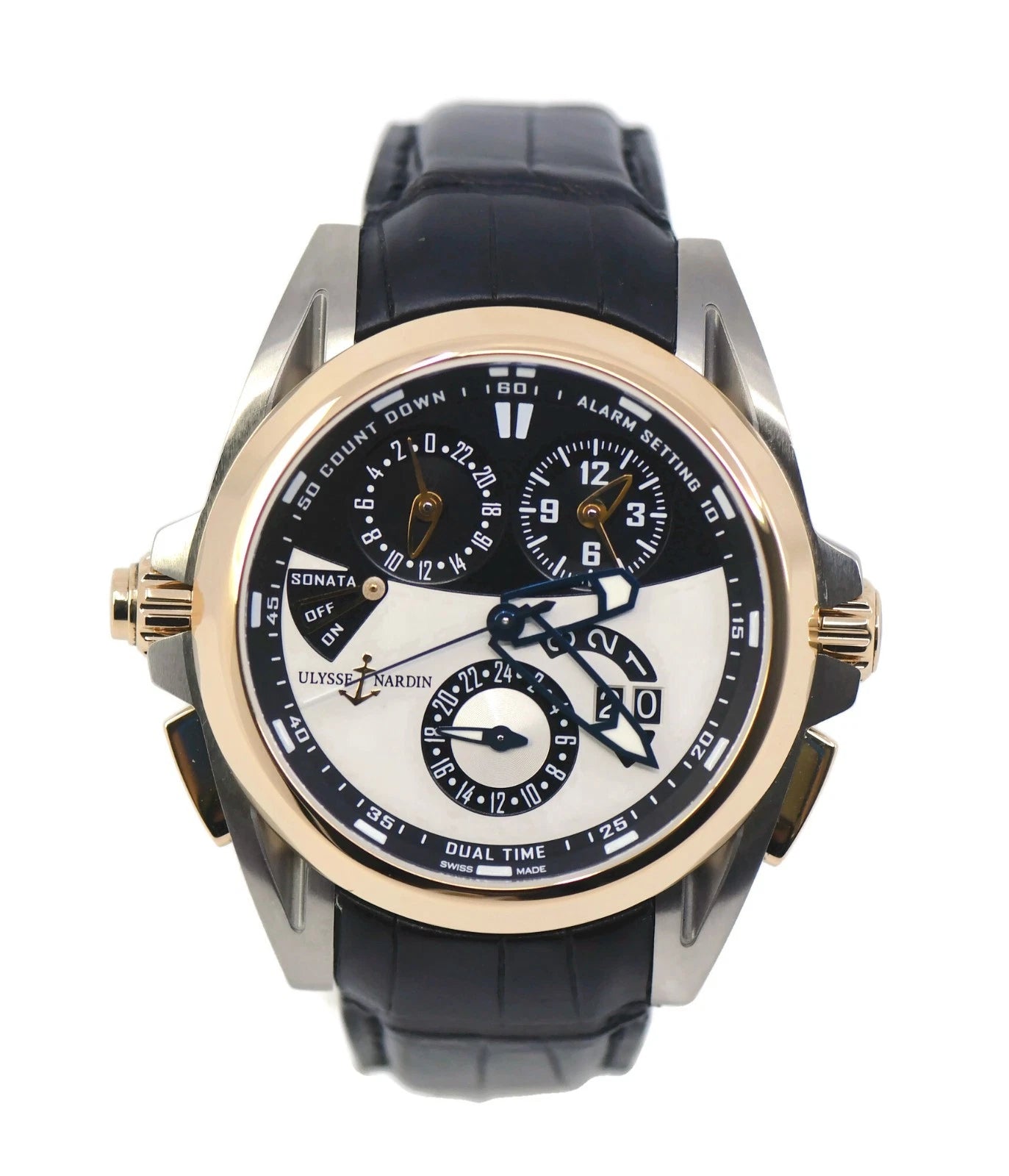 Ulysse Nardin Sonata Streamline Titanium Watch 675-01