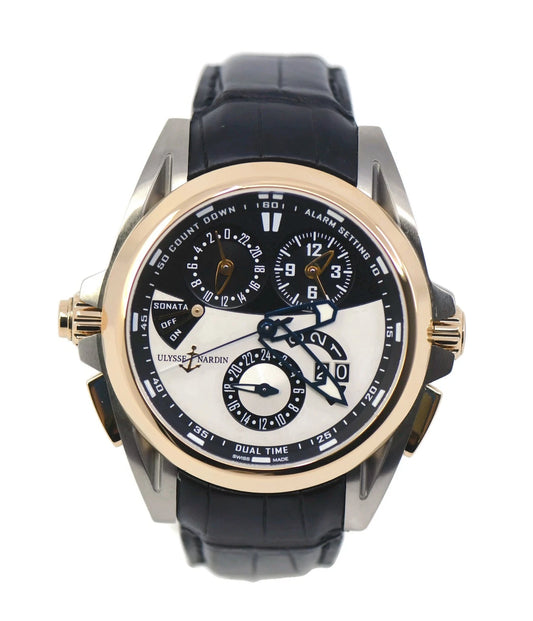 Ulysse Nardin Sonata Streamline Titanium Watch 675-01