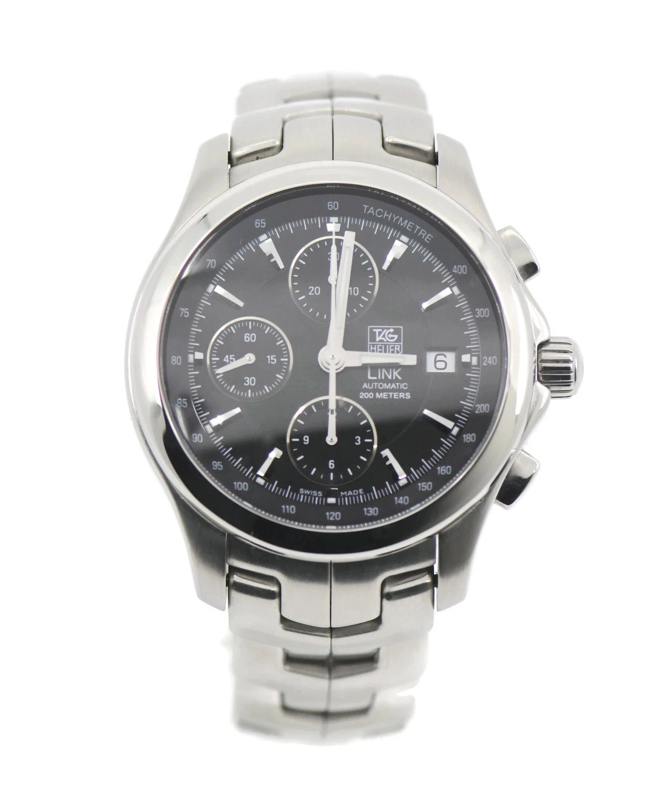 Tag Heuer Link Chronograph Stainless Steel Watch CJF2110