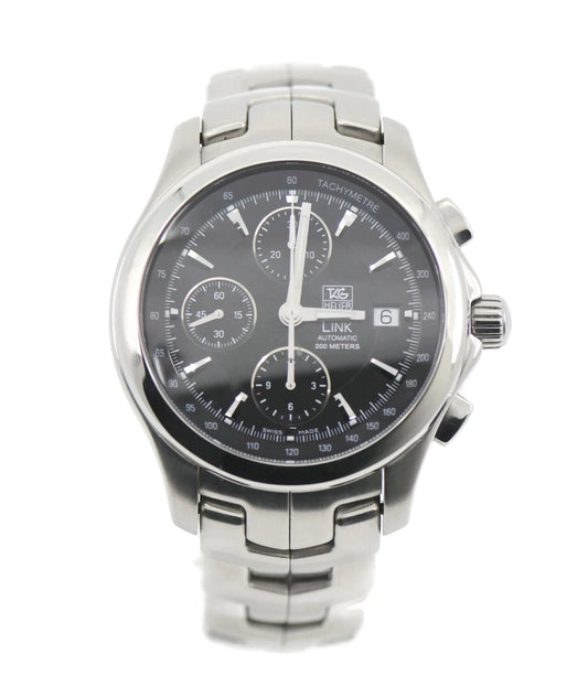 Tag Heuer Link Chronograph Stainless Steel Watch CJF2110