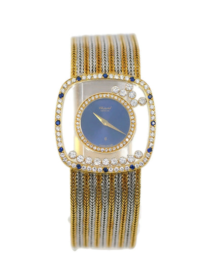 Chopard Happy Diamonds 18K Tri Color Gold Watch 2186