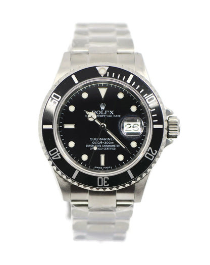 Rolex Submariner Stainless Steel Watch 16610