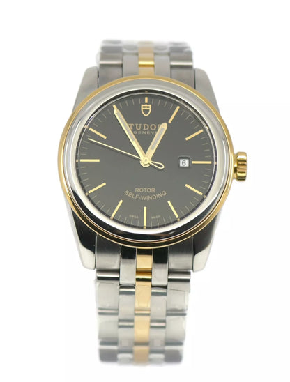 Tudor Glamour Date 18K/Stainless Steel Watch 53003
