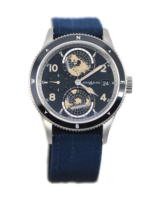 Montblanc Geosphere Stainless Steel Watch 117837