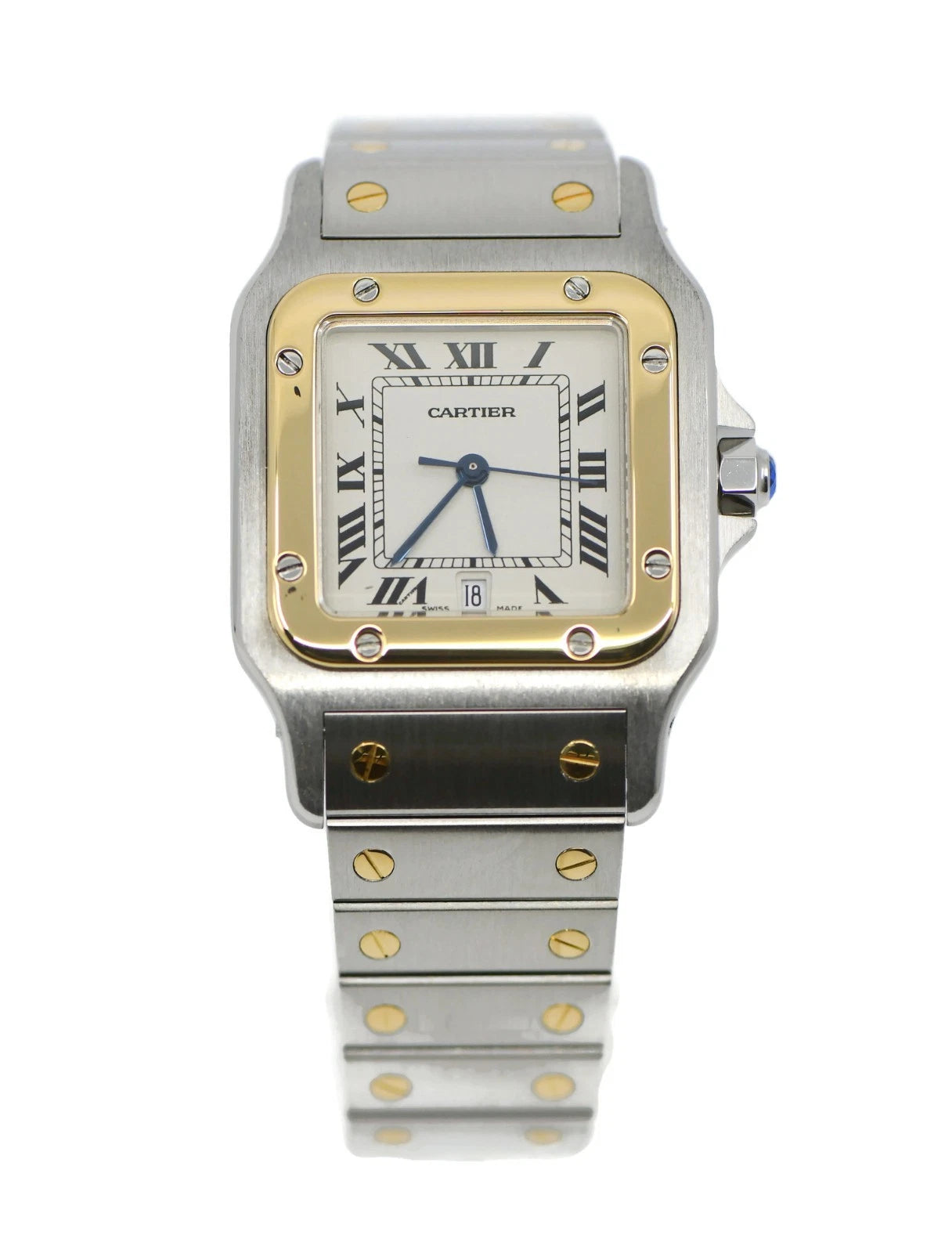 Cartier Santos Galbee 18K/Stainless Steel Watch 1566
