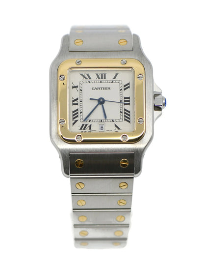 Cartier Santos Galbee 18K/Stainless Steel Watch 1566