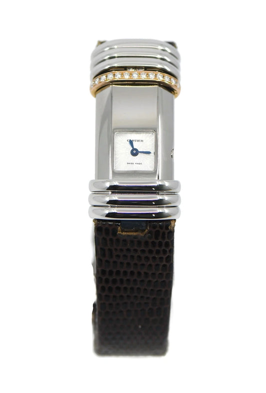 Cartier Declaration Diamond Stainless Steel Watch WT000830