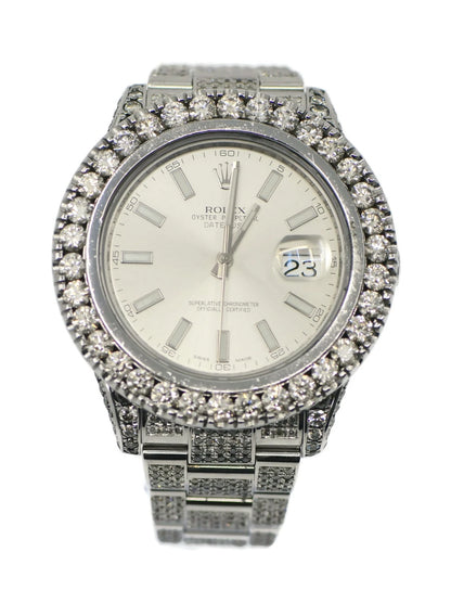 Rolex Datejust II Diamond Stainless Steel Watch 116300