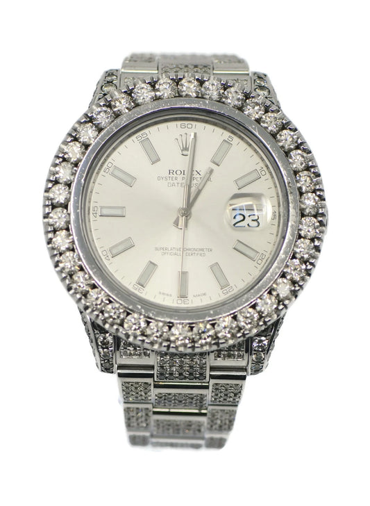 Rolex Datejust II Diamond Stainless Steel Watch 116300