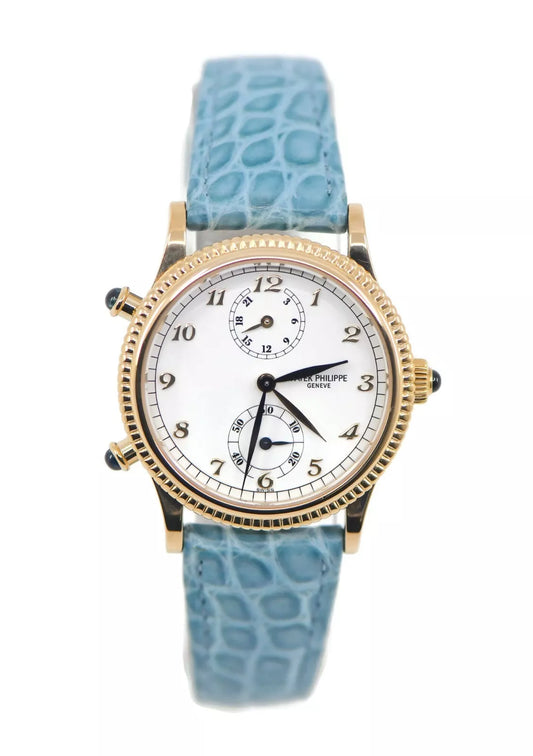 Patek Philippe Travel Time 18K Yellow Gold Watch 4864J