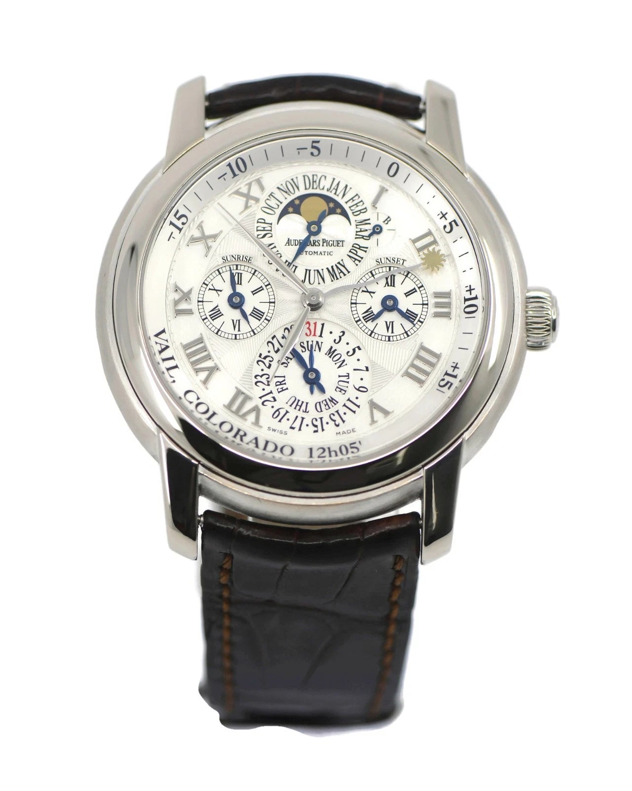 Audemars Piguet Jules Equation Of Time 18K White Gold Watch 26003BC